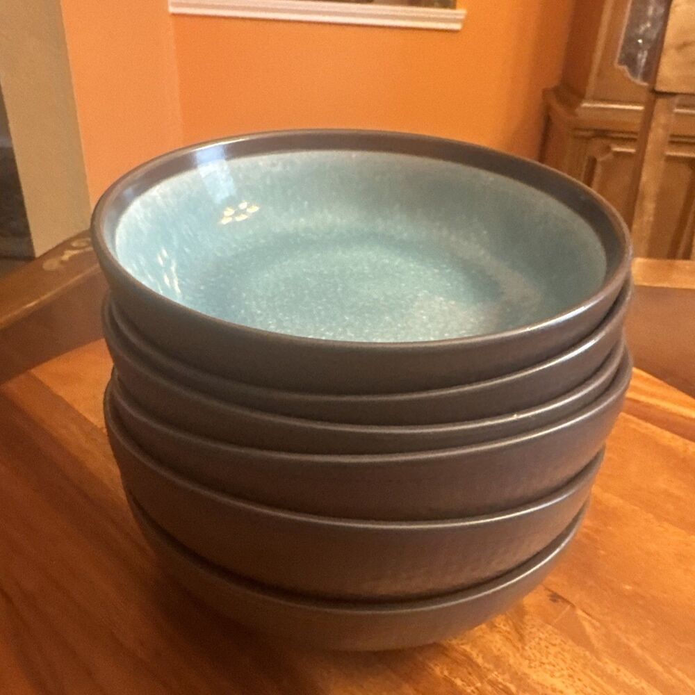7" Individual Pasta Bowl Maddox Blue by Mikasa A Set of 6 - Picture 4 of 12